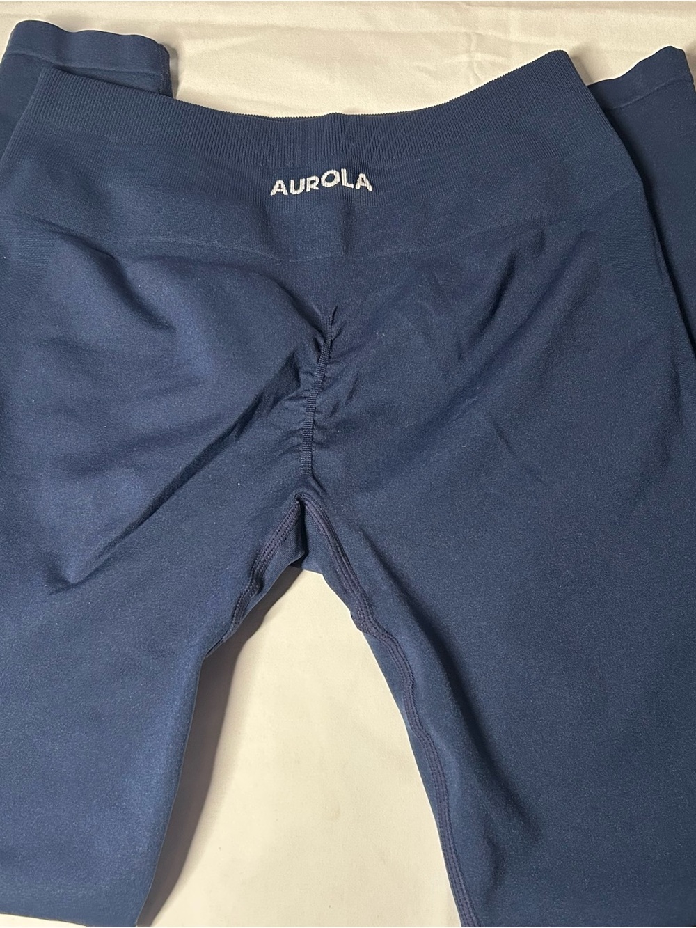 Aurola Women's Navy High-Waist Performance Leggings